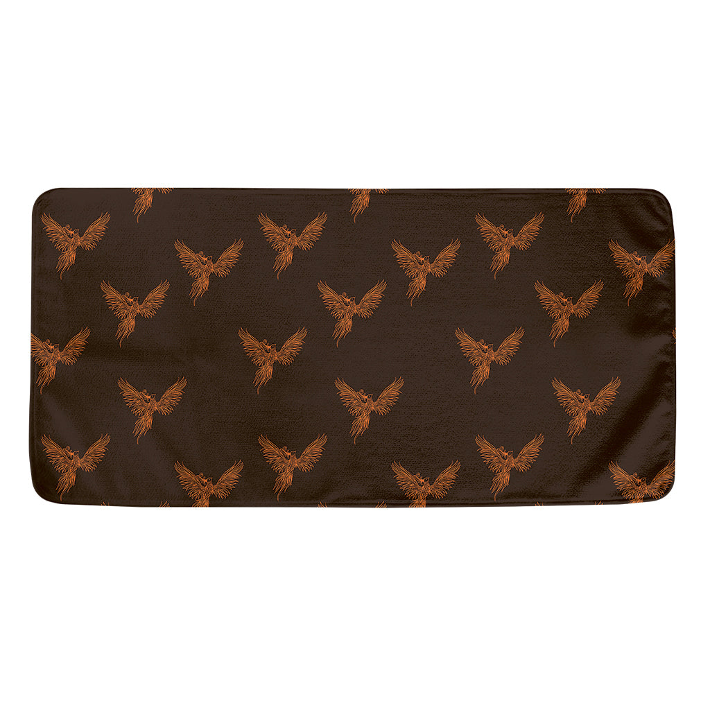 Asian Phoenix Pattern Print Towel