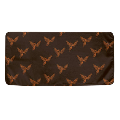 Asian Phoenix Pattern Print Towel