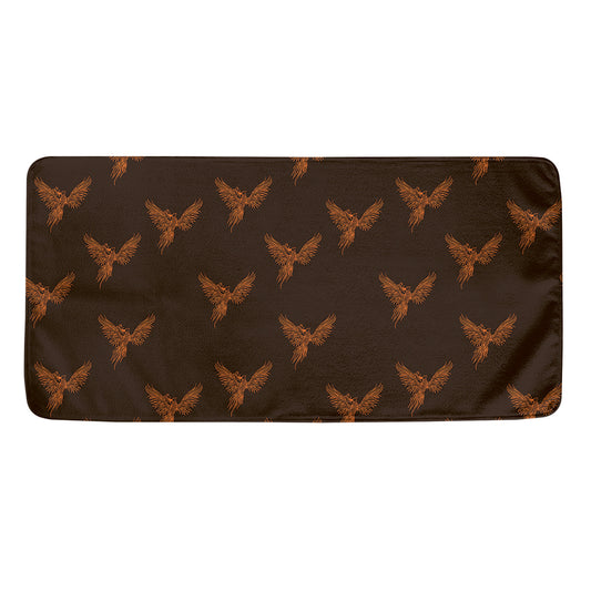 Asian Phoenix Pattern Print Towel