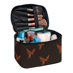 Asian Phoenix Pattern Print Travel Makeup Bag
