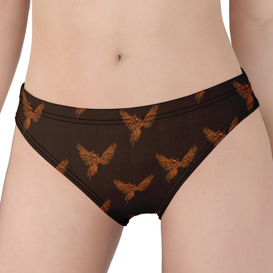 Asian Phoenix Pattern Print Women's Panties