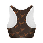 Asian Phoenix Pattern Print Women's Sports Bra