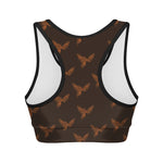 Asian Phoenix Pattern Print Women's Sports Bra