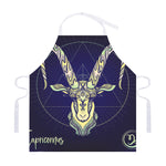 Astrological Capricorn Sign Print Adjustable Apron