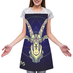Astrological Capricorn Sign Print Adjustable Apron