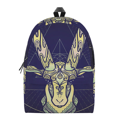 Astrological Capricorn Sign Print Backpack