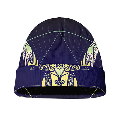 Astrological Capricorn Sign Print Beanie