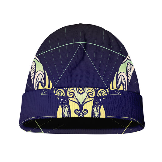 Astrological Capricorn Sign Print Beanie