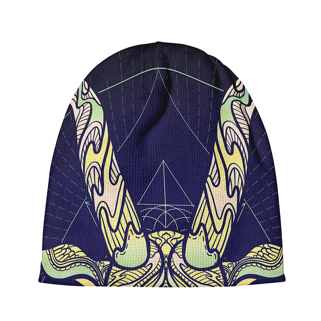 Astrological Capricorn Sign Print Beanie