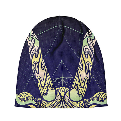 Astrological Capricorn Sign Print Beanie