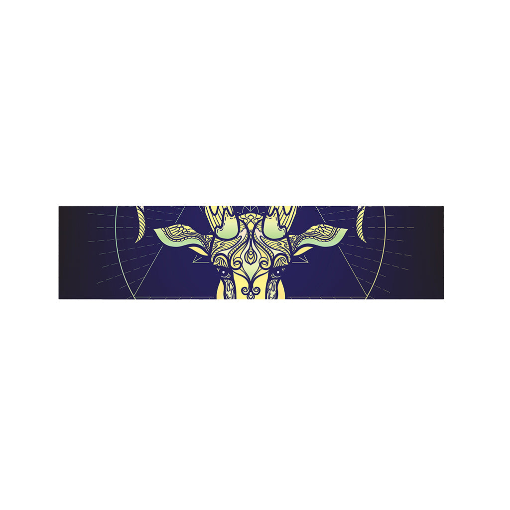 Astrological Capricorn Sign Print Bed Runner