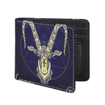 Astrological Capricorn Sign Print Bifold Wallet