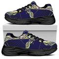 Astrological Capricorn Sign Print Black Chunky Shoes