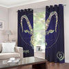 Astrological Capricorn Sign Print Blackout Grommet Curtains