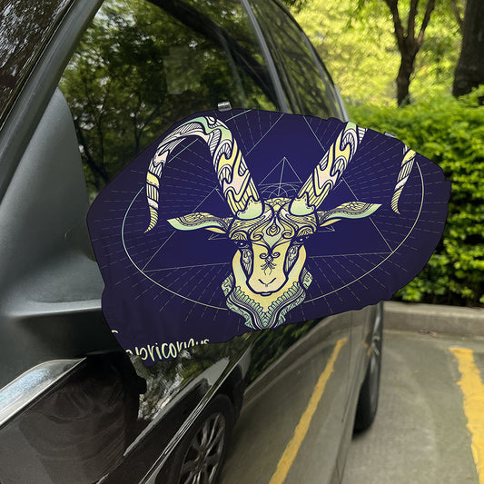 Astrological Capricorn Sign Print Car Side Mirror Covers