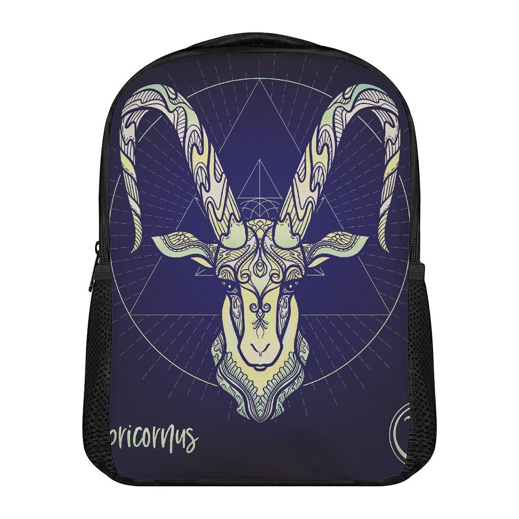 Astrological Capricorn Sign Print Casual Backpack