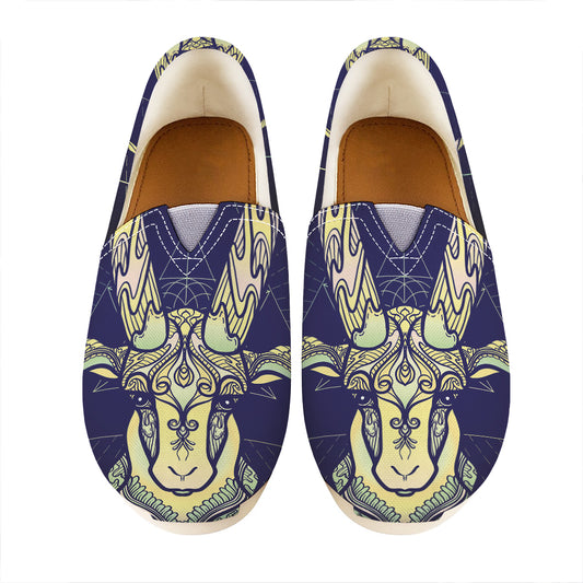 Astrological Capricorn Sign Print Casual Shoes