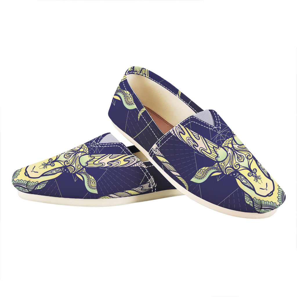 Astrological Capricorn Sign Print Casual Shoes