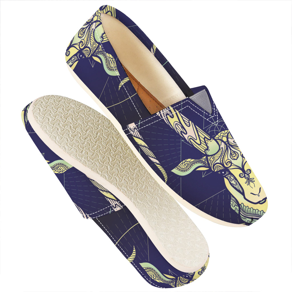 Astrological Capricorn Sign Print Casual Shoes