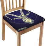 Astrological Capricorn Sign Print Chair Cushion Cover