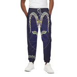 Astrological Capricorn Sign Print Cotton Pants