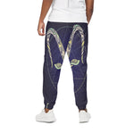 Astrological Capricorn Sign Print Cotton Pants