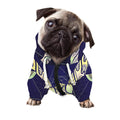 Astrological Capricorn Sign Print Dog Zip Up Hoodie