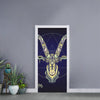 Astrological Capricorn Sign Print Door Sticker