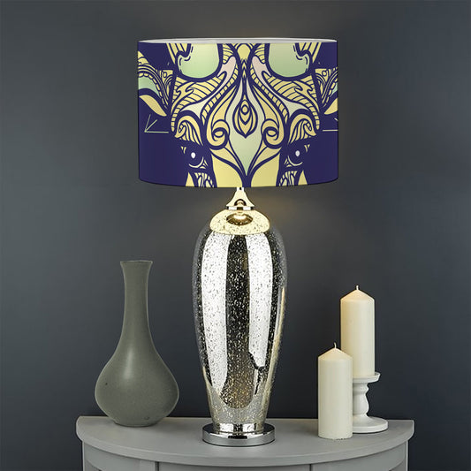 Astrological Capricorn Sign Print Drum Lamp Shade