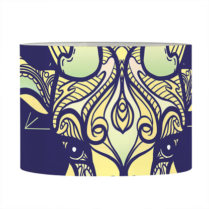 Astrological Capricorn Sign Print Drum Lamp Shade
