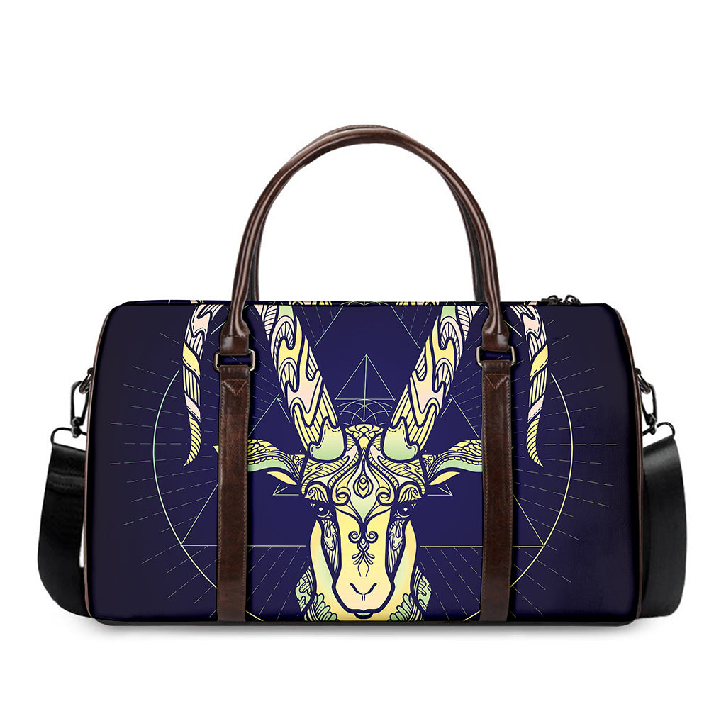Astrological Capricorn Sign Print Duffle Bag