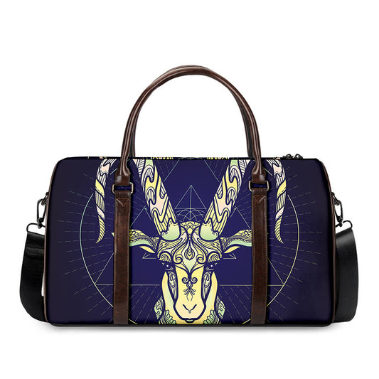 Astrological Capricorn Sign Print Duffle Bag