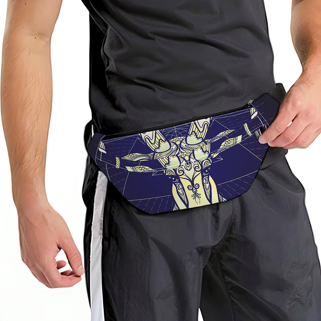 Astrological Capricorn Sign Print Fanny Pack