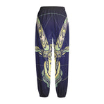 Astrological Capricorn Sign Print Fleece Lined Knit Pants