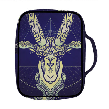 Astrological Capricorn Sign Print Front Pocket Bible Bag