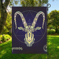 Astrological Capricorn Sign Print Garden Flag