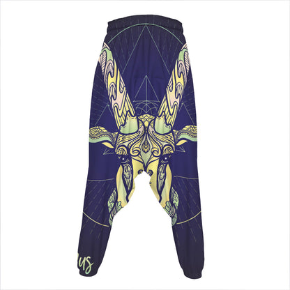 Astrological Capricorn Sign Print Hammer Pants