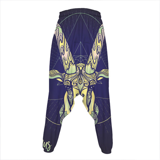 Astrological Capricorn Sign Print Hammer Pants