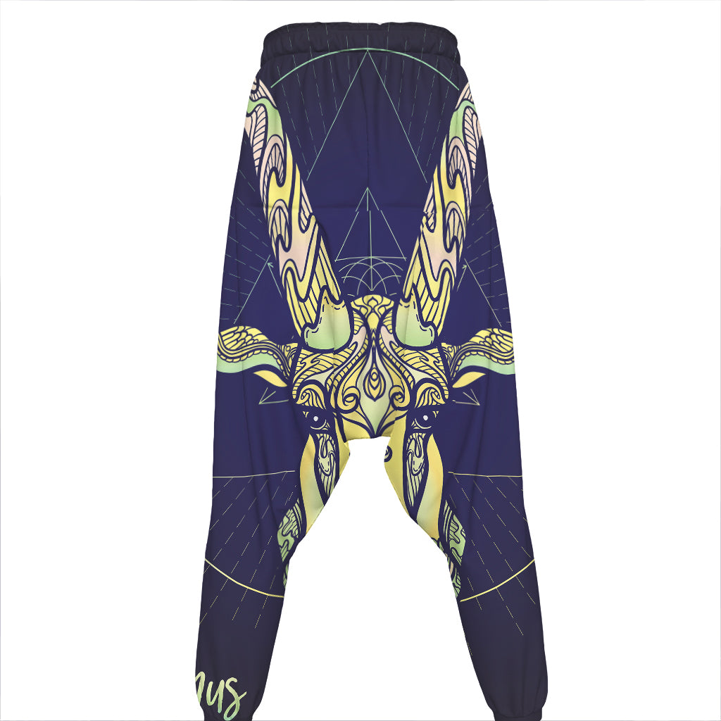 Astrological Capricorn Sign Print Hammer Pants
