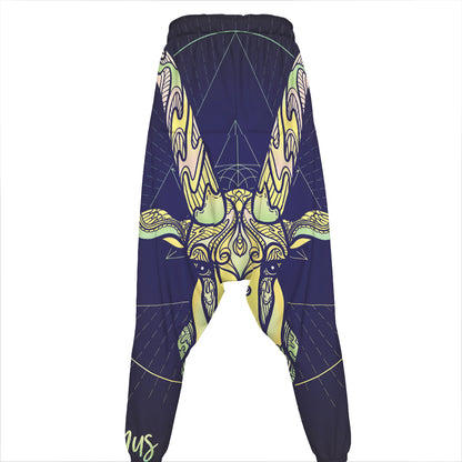 Astrological Capricorn Sign Print Hammer Pants