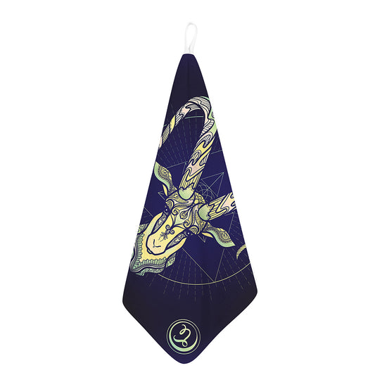 Astrological Capricorn Sign Print Hand Towel