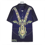Astrological Capricorn Sign Print Hawaiian Shirt