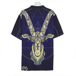 Astrological Capricorn Sign Print Hawaiian Shirt