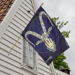 Astrological Capricorn Sign Print House Flag