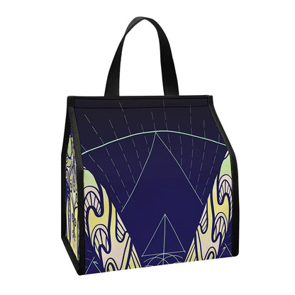 Astrological Capricorn Sign Print Insulated Lunch Tote