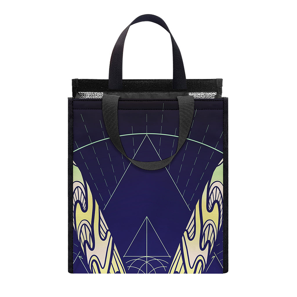 Astrological Capricorn Sign Print Insulated Lunch Tote