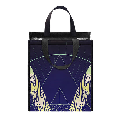 Astrological Capricorn Sign Print Insulated Lunch Tote