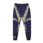 Astrological Capricorn Sign Print Jogger Pants