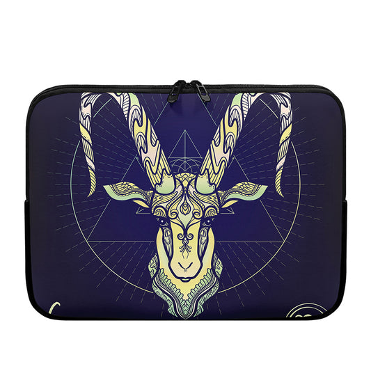 Astrological Capricorn Sign Print Laptop Sleeve