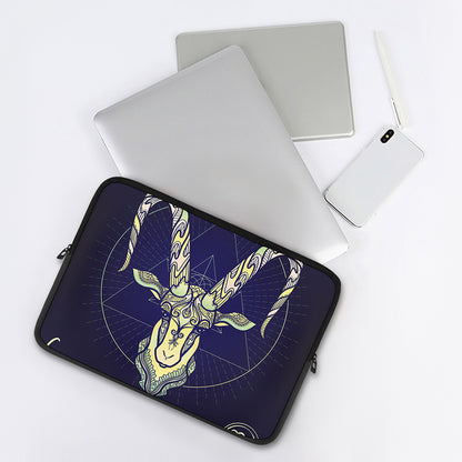Astrological Capricorn Sign Print Laptop Sleeve